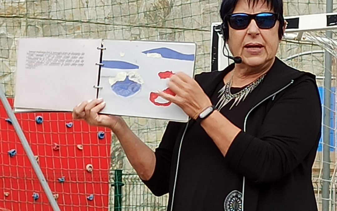OTVORITEV BRALNE ZNAČKE Z GOSPO AKSINJO