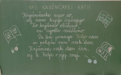 VSE NAJBOLJŠE, KNJIŽNIČARKA KATJA!